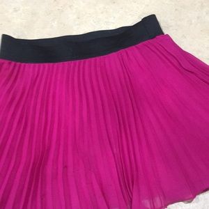 Hot pink skirt